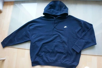 Nike Club Herren Kapuzenpullover, Hoodie  Größe XL  French Terry Schwarz -NEU- - Bild 1 von 4