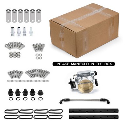 102MM ALUMINUM High PROFILE LS1 L92 L99 6.2L LSA INTAKE MANIFOLD THROTTLE BODY