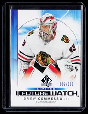 2024-25 SP Authentic Limited Blue Future Watch #188 Drew Commesso /399