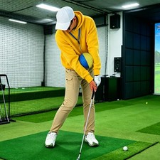 Golf Swing Training Aid Between Arms Two Tone...