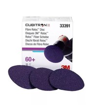 3M 33391 Cubitron II 3 60 Grit Roloc Discs Gr...