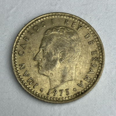 Spain 1975 Peseta Coin Juan Carlos I Rey de España - Uncertified Ungraded