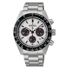 Seiko Prospex Solar Chronograph 39mm White Di...