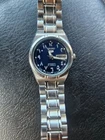 Seiko 5 Arabic Automatic Watch 6309 Vintage Movement - Dark Blue Arabic Dial