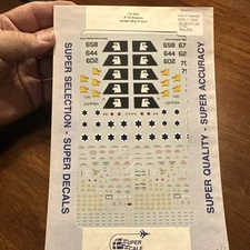 Superscale Decals 720483 1/72 Scale F-15 Eagles Israeli MiG Killers 