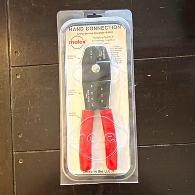 Molex Hand Connection Crimp Service Tool Hand Crimper 63811-1000 Red