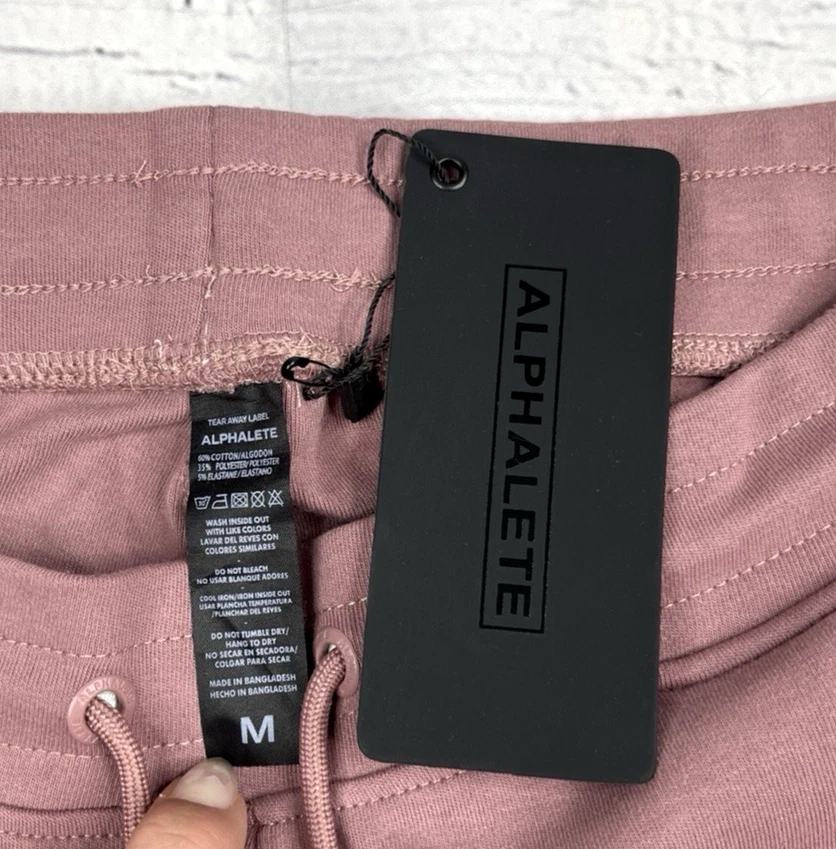 Joggers esenciales Alphalete para hombre talla mediana (M) malva - NUEVO Foto 3 de 4