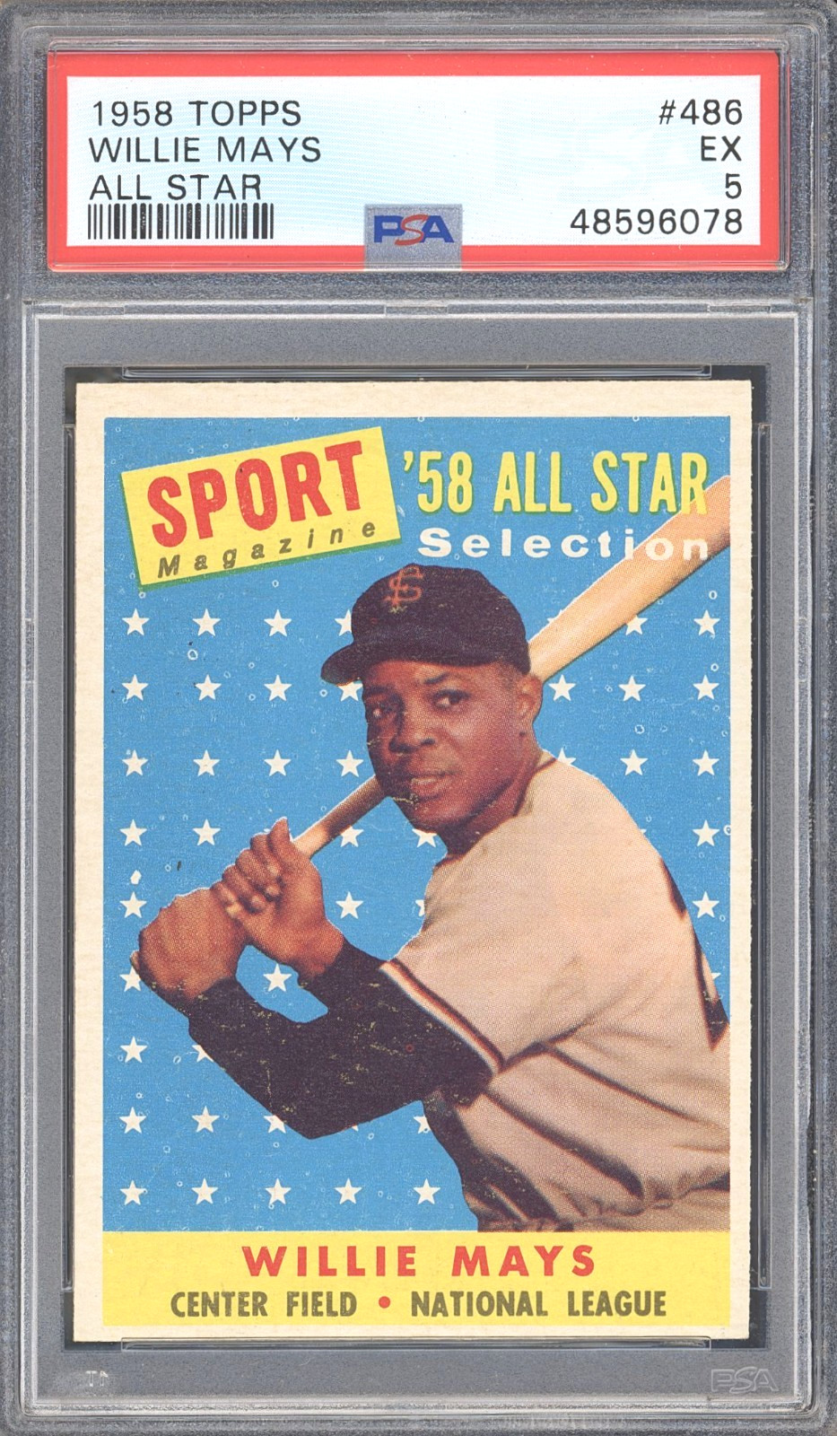 Topps Willie Mays front