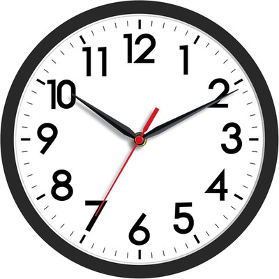 Wall Clock, Modern Small Wall Clocks Battery Operated 8 Inch, Silent Non-Ticking