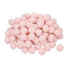 Pom Felt Balls Felting Fabric 2cm 20mm Light Pink for Crafts DIY Pack of 100