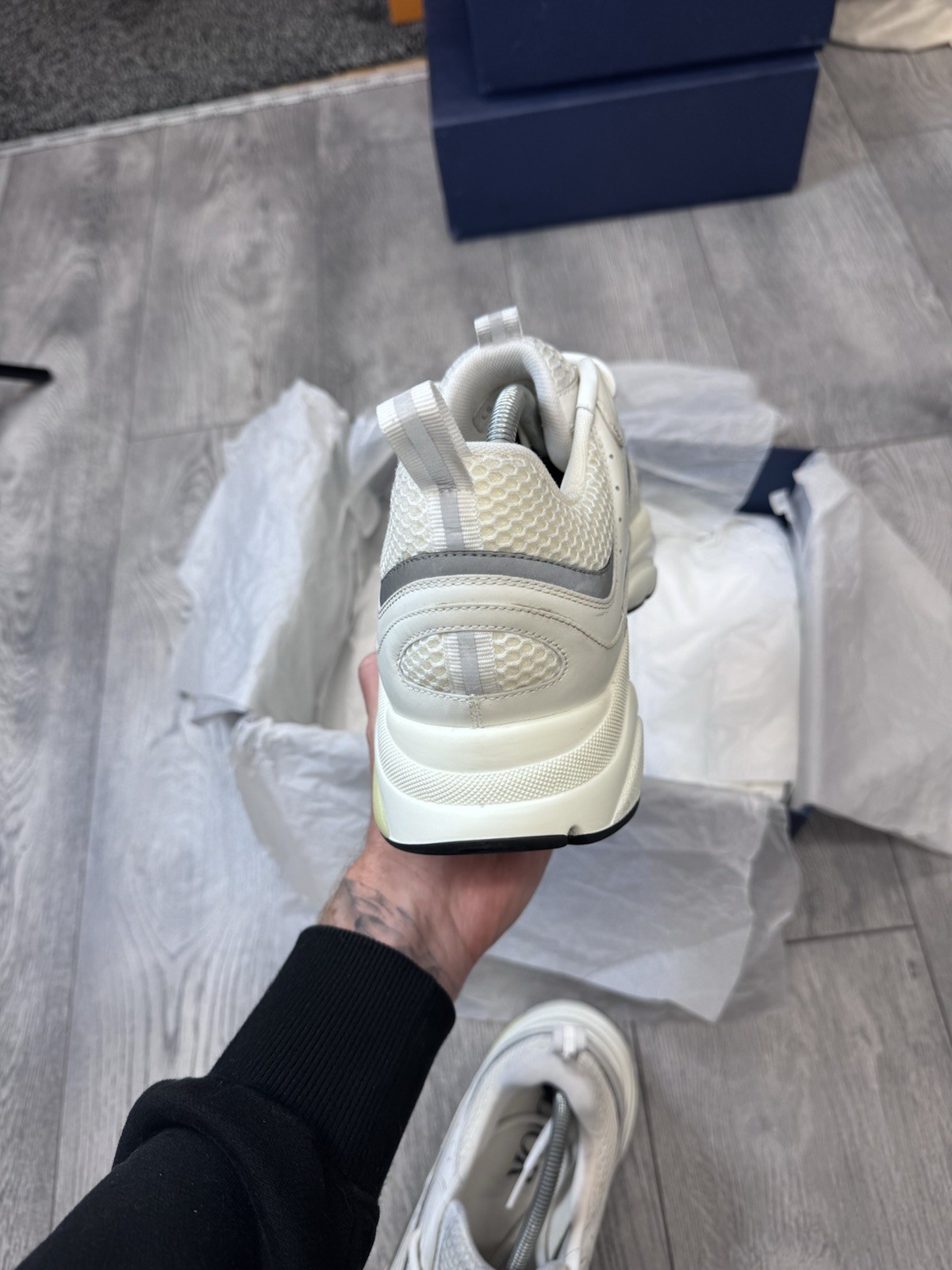 DIOR B22 Sneakers White UK 10 RRP £980 image 9