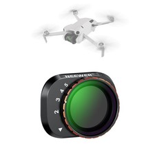 NEEWER Variable ND Filter DJI Mini 4 Pro, ND2-32 Snap On, HD Glass, Slim, Drone