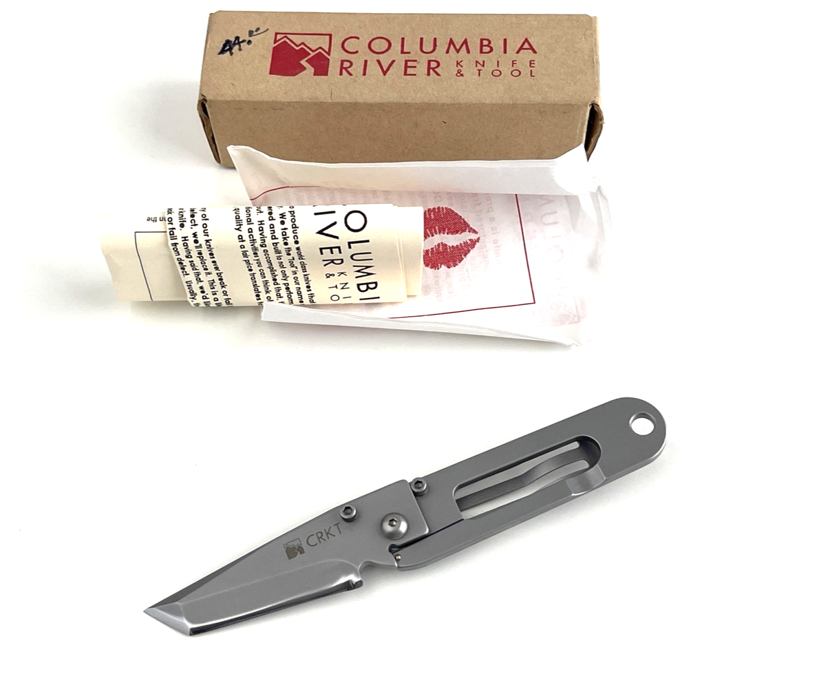 CRKT 5500 K.I.S.S. Ed Halligan Folding Knife Money Clip 1999 for