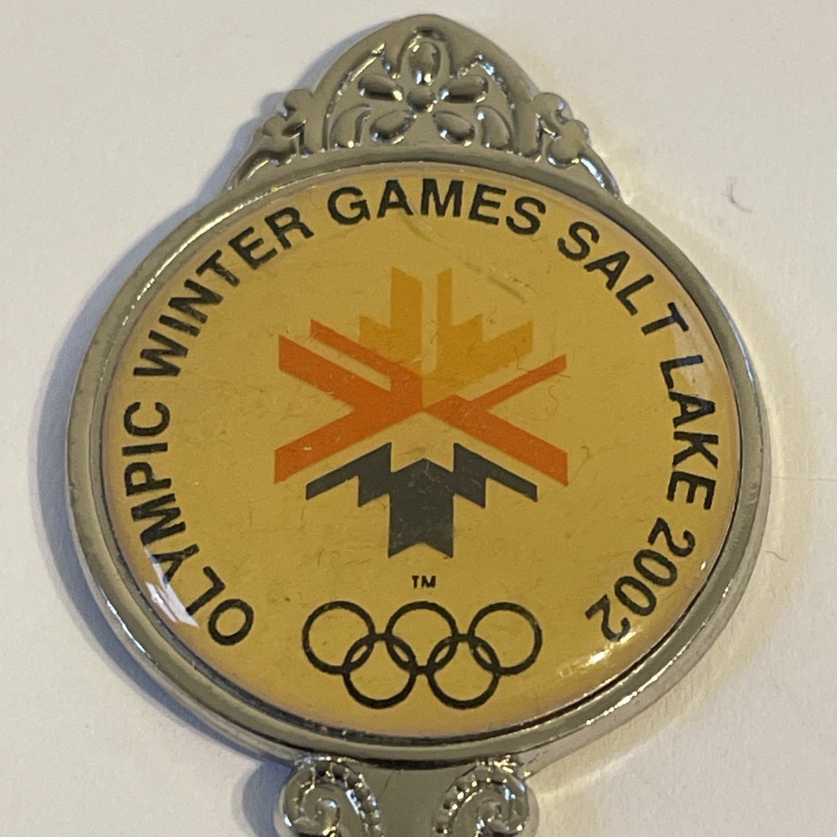 Olympic Winter Games Salt Lake 2002 Vintage Souvenir Spoon 