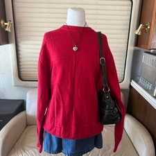 Vintage 90's grandpacore oversized crewneck sweater