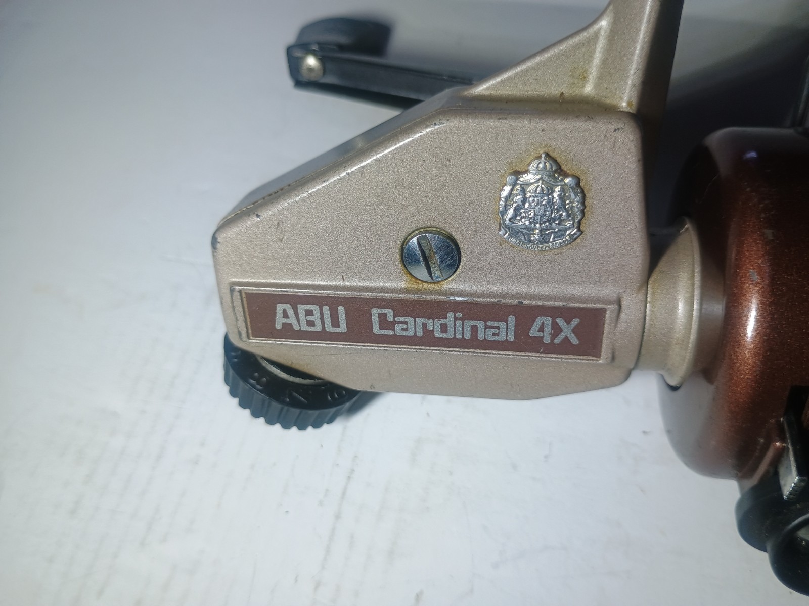 Abu Cardinal 4X Champagne Matri.780800 Made In Sweden Very Rare Vintage Reel