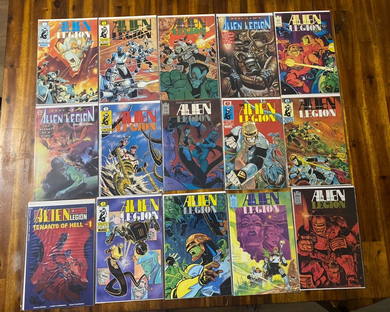 the alien legion Comic Book Lot Of 26