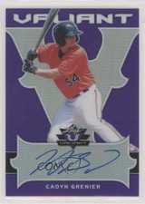 2018 Leaf Valiant Purple 7/15 Cadyn Grenier #BA-CG1 Auto 1b9b
