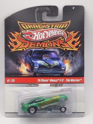 Hot Wheels 2010 Dragstrip Demons 8/25 - '76 Chevy Monza F/C - Tiki Warrior green