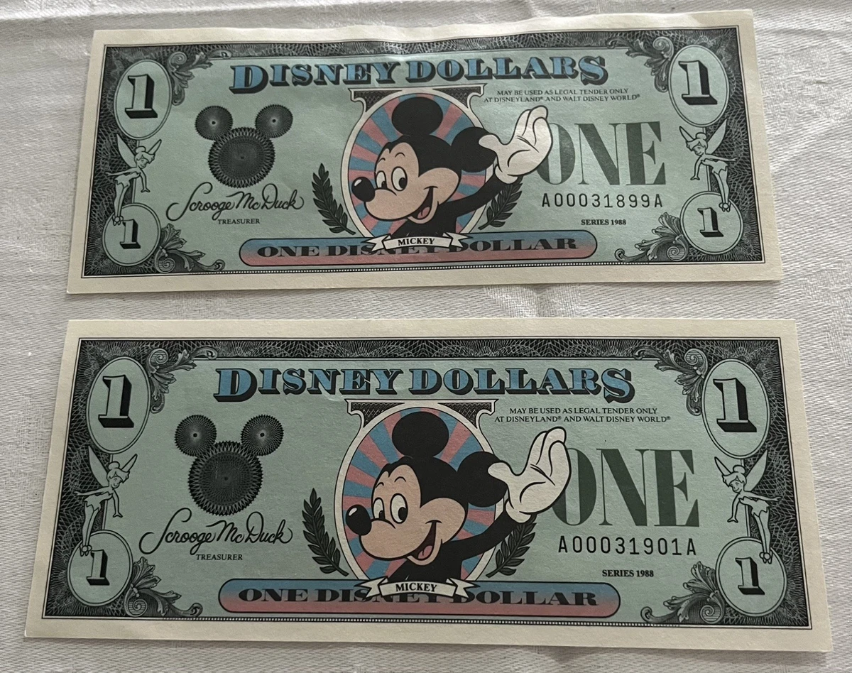 Disney Dollars (1968-Now) for sale | eBay