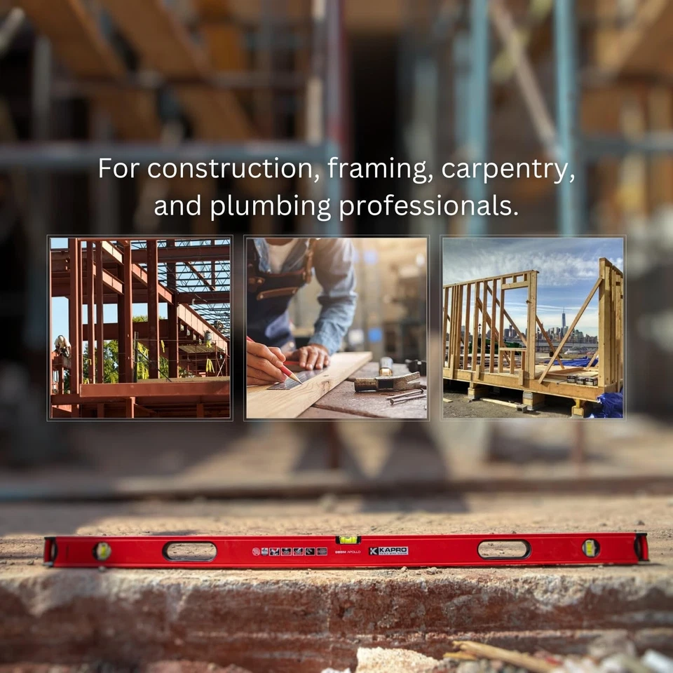 - 985-41X Apollo Heavy-Duty Professional Box Level - Magnetic - Features Magn... - Image 3 of 4