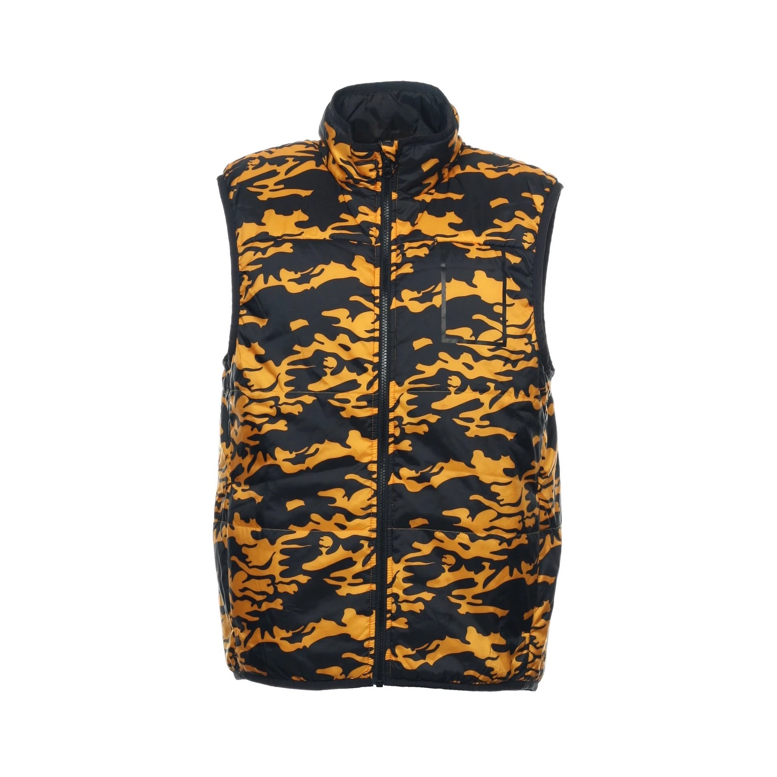 Puma Gilet Mens Camo Puffer Insulated Vest (Large, Zinia/Black) $90