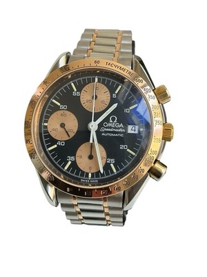Omega Speedmaster 3316.50 Chronograph 18K Rose Gold And Steel