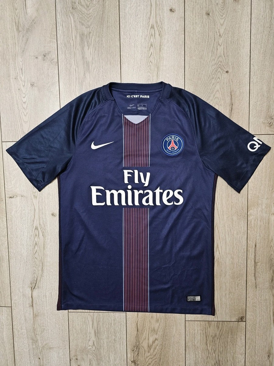 Nike PSG シャツ Mサイズ　PARIS SAINT-GERMAIN PSG PARIS SAINT-GERMAIN 2016 2017 HOME FOOTBALL SHIRT SOCCER