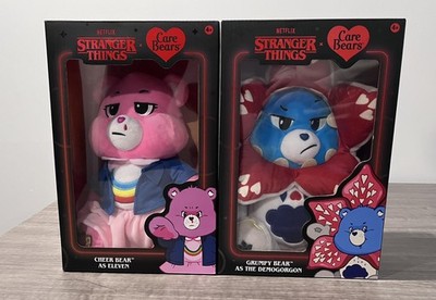 Netflix Stranger Things x Care Bears 12  Demogorgon Grumpy & Eleven Cheer New