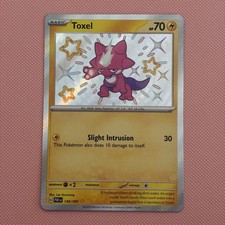 Toxel 140/091 Paldean Fates Baby Shiny Rare Pokémon TCG