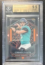 Panini Obsidian #164 Gardner Minshew II Electric Etch Orange /50 Jaguars RC