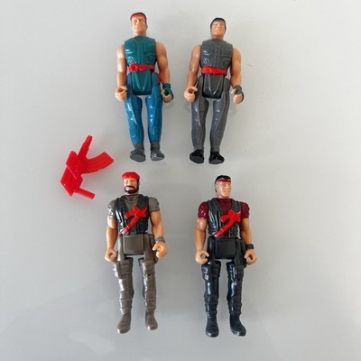 1994 Tyco Battletech MechWarrior Pilot Figures Lot 4 House Steiner 2 Inch Vntg
