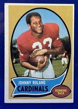 1970 TOPPS JOHNNY ROLAND 76 FOOTBALL ST. LOUIS CARDINALS