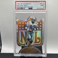 1997 SP Authentic Michael Irvin Profiles Die Cut 11/100 PSA 9 low POP rare mint