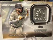 Topps 70th Anniversary Manufactured Logo Patches Series 2 Fernando Tatís Jr. 