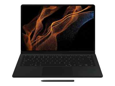 Samsung Book Cover Keyboard für 14,6 Zoll Galaxy Tab S8 Ultra - Schwarz