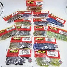 Zoom 6" Lizard Super Salt Plus 9 Count Pack Bass Fishing You Choose Color