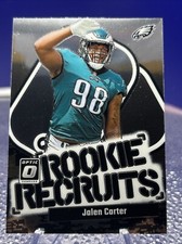 2023 Panini Donruss Optic Rookie Recruits #10 Jalen Carter RC - Eagles