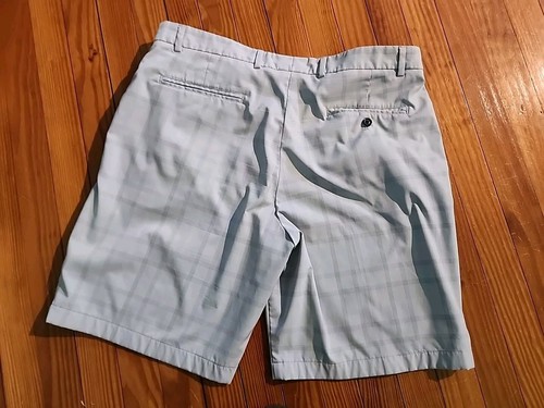 Walter Hagen Mens Golf Shorts Size 38 Gray Polyester Flat Front Casual Thin - Picture 10 of 10