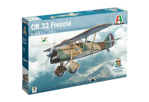 CR.32 Freccia - Aeronautica Militare 100th Anniversary 1:72 Plastic Model Kit - Foto 2 di 5