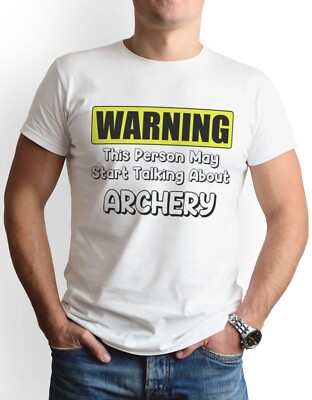 Lustiges T-Shirt Bogenschütze Sport Team Club Oberteil Shirt Geschenk