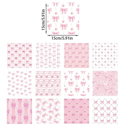 24pcs Waterproof Bow Wrapping Paper Gift Craft Paper Birthday Party Decoration - Picture 2 of 15