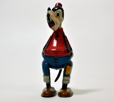 Vintage 1950's Disney Tin Litho Goofy Windup toy
