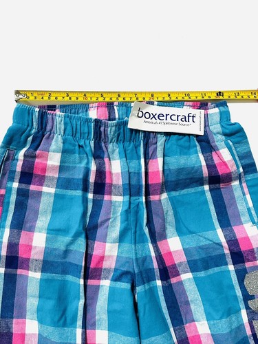 Boxercraft Girls Checkered Flannel Pajama Pants "SKATER" Sz L (14-16) Blue, Pink - Picture 10 of 11