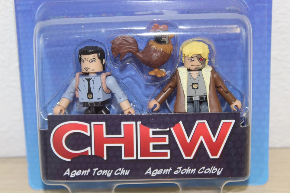Comic Heroes Minimates Chew Agent Tony Chu y John Colby Paquete de 2 Set NUEVO 2016 Foto 2 de 3