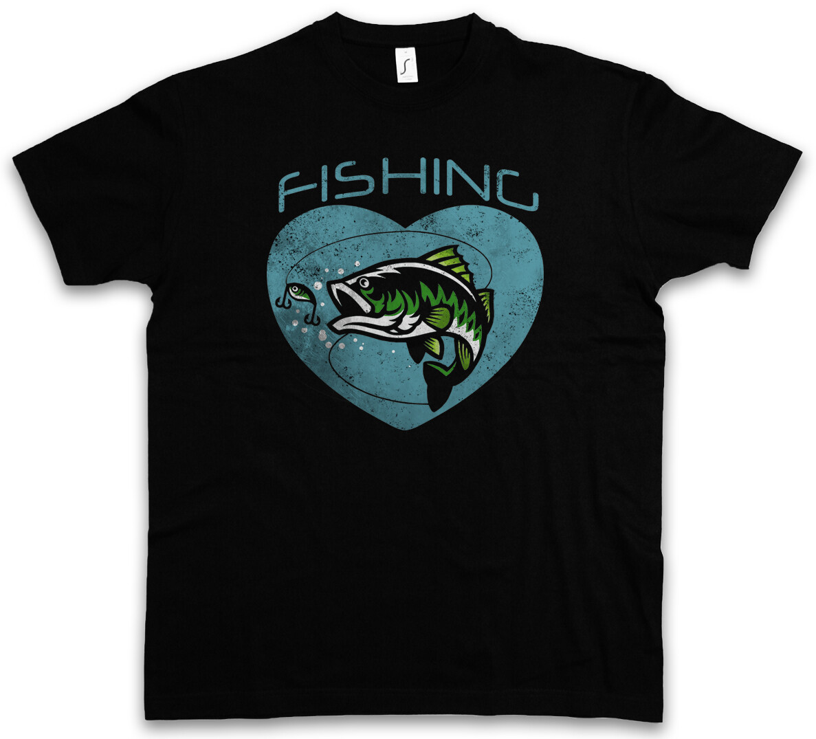 ALTRA T SHIRT PESCA CANNA DA PESCA PALO OSSO CACCIA FIUME MARE E LENZA