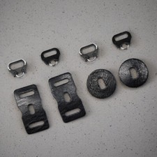 8PCS Strap Adapter Triangle Ring Camera Accessory Set with Genuine Leather PadK6