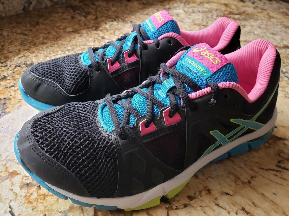 Asics Gel-Craze S653J Black/Blue/Pink FluidAxis Lace Up Training