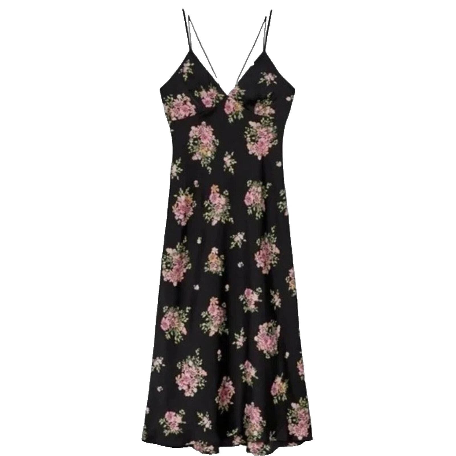 Vestidos florales Zara Poliéster para Mujeres