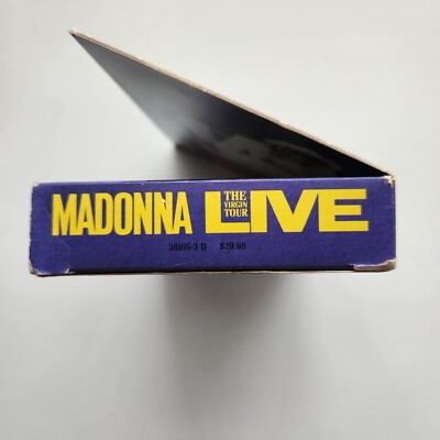 Madonna - The Virgin Tour (VHS, 1985 1st Edition) Live Concert